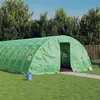 Image de vidaXL Serre avec cadre en acier vert 90 m² 18x5x2,3 m
