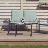 Image de vidaXL Table de jardin anthracite 55x40x37 cm acier355821