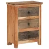 Image de vidaXL Armoire latÃ©rale 55x33x75 cm bois massif d'acacia
