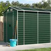 Image de Vidaxl Abri De Jardin Vert 191x470x198 Cm Acier GalvanisÃ©