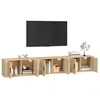 Image de vidaXL Meubles TV muraux 3 pcs chêne sonoma 80x34,5x40 cm
