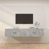 Image de vidaXL Meubles TV muraux 2 pcs gris béton 100x34,5x40 cm