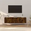 Image de vidaXL Ensemble de meubles TV 3 pcs Chêne fumé Bois d'ingénierie3188403