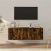 Image de vidaXL Ensemble de meubles TV 2 pcs Chêne fumé Bois d'ingénierie