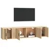Image de vidaXL Ensemble de meubles TV 3 pcs Chêne sonoma Bois d'ingénierie