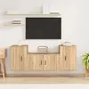 Image de vidaXL Ensemble de meubles TV 3 pcs Chêne sonoma Bois d'ingénierie