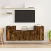 Image de vidaXL Ensemble de meubles TV 3 pcs Chêne fumé Bois d'ingénierie