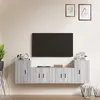 Image de vidaXL Ensemble de meubles TV 4 pcs Sonoma gris Bois d'ingénierie3188548