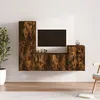 Image de vidaXL Ensemble de meubles TV 4 pcs Chêne fumé Bois d'ingénierie