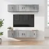 Image de vidaXL Ensemble de meubles TV 6 pcs Sonoma gris Bois d'ingénierie