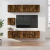Image de vidaXL Ensemble de meubles TV 7 pcs Chêne fumé Bois d'ingénierie