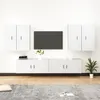 Image de vidaXL Ensemble de meubles TV 6 pcs Blanc Bois d'ingénierie