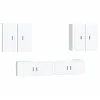 Image de vidaXL Vidaxl Ensemble De Meubles Tv 6 Pcs Blanc Bois D'ingénierie