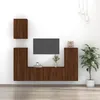 Image de vidaXL Ensemble de meubles TV 5 pcs Chêne marron Bois d'ingénierie3188781