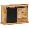 Image de vidaXL Buffet 80x30x55 cm bois de manguier brut massif355844