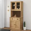 Image de vidaXL Buffet haut VIGO 78x40x175 cm bois massif de pin3188301