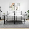 Image de vidaXL Tables de chevet 2 pcs gris béton 40x35x50 cm bois d’ingénierie