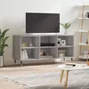 Image de vidaXL Meuble TV sonoma gris 103,5x30x50 cm bois d'ingÃ©nierie