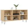 Image de vidaXL Meuble TV chêne sonoma 103,5x30x50 cm bois d'ingénierie