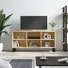 Image de vidaXL Meuble TV chêne sonoma 103,5x30x50 cm bois d'ingénierie