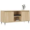 Image de vidaXL Meuble TV chêne sonoma 104x35x50 cm bois d'ingénierie