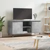 Image de vidaXL vidaXL Meuble TV gris béton 104x35x50 cm bois d'ingénierie