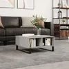 Image de vidaXL Table basse sonoma gris 60x60x30 cm bois d'ingÃ©nierie