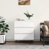 Image de vidaXL Buffet Blanc 60x35x70 cm Bois d'ingÃ©nierie