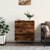 Image de vidaXL Buffet Chêne fumé 60x35x70 cm Bois d'ingénierie827185
