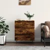 Image de vidaXL Buffet ChÃªne fumÃ© 60x35x70 cm Bois d'ingÃ©nierie