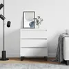 Image de vidaXL Buffet Blanc 60x35x70 cm Bois d'ingÃ©nierie