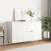 Image de vidaXL Vidaxl Buffet Blanc 104x35x70 Cm Bois D'ingénierie