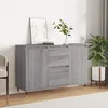 Image de vidaXL Buffet sonoma gris 104x35x70 cm bois d'ingÃ©nierie