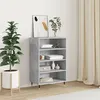 Image de vidaXL Buffet haut gris béton 57x35x90 cm bois d'ingénierie827224
