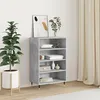 Image de vidaXL Buffet haut gris bÃ©ton 57x35x90 cm bois d'ingÃ©nierie