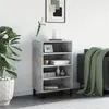 Image de vidaXL Buffet haut gris béton 57x35x90 cm bois d'ingénierie827240