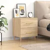 Image de vidaXL Table de chevet chêne sonoma 40x35x47,5 cm bois d’ingénierie827282