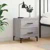 Image de vidaXL Table de chevet gris sonoma 40x35x47,5 cm bois d'ingÃ©nierie