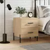 Image de vidaXL Table de chevet chêne sonoma 40x35x47,5 cm bois d’ingénierie