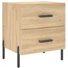 Image de vidaXL Table de chevet chÃªne sonoma 40x35x47,5 cm bois d'ingÃ©nierie