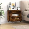 Image de vidaXL Table de chevet chêne fumé 40x35x47,5 cm bois d’ingénierie827398