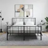 Image de vidaXL Tables de chevet 2 pcs gris béton 40x40x50 cm bois d’ingénierie827509