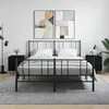 Image de vidaXL Tables de chevet 2 pcs noir 40x40x50 cm bois d’ingénierie827551