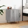 Image de vidaXL Table de chevet sonoma gris 40x40x50 cm bois d'ingénierie827560