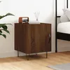 Image de vidaXL Table de chevet chêne marron 40x40x50 cm bois d’ingénierie827562