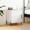 Image de vidaXL Table de chevet blanc 40x40x50 cm bois d'ingÃ©nierie