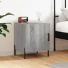 Image de vidaXL Table de chevet sonoma gris 40x40x50 cm bois d'ingénierie827592