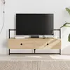 Image de vidaXL Meuble TV mural chêne sonoma 100,5x30x51 cm bois d'ingénierie833459