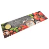 Image de vidaXL Tapis de cuisine lavable impression légumes 45x150 cm velours