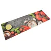 Image de vidaXL Tapis de cuisine lavable impression légumes 60x180 cm velours136538